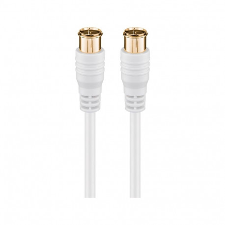 Goobay F-Quick SAT antennikaabel (80 dB), topelt varjestatud 5 m