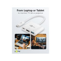 Goobay USB-C™ multiport-adapter HDMI™, PD, valge