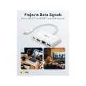 Goobay USB-C™ multiport-adapter HDMI™ ja Etherneti jaoks, PD, valge