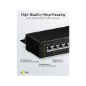 Goobay CAT 6a Mini Desktop Patch Panel, 8 Port black