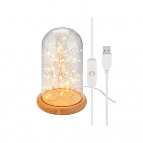 Goobay Glass Bell with Micro LED Light Chain