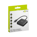Goobay USB-C adapter 2x DisplayPort'iga