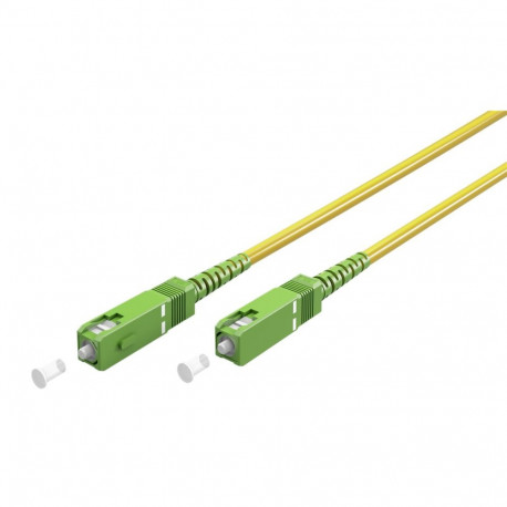 Goobay Fibre-optic Cable (FTTH), Singlemode (OS2) Yellow,(Simplex) 30 m