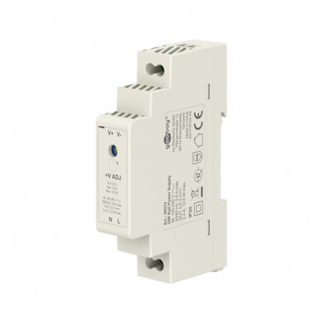 Goobay DIN Rail Power Supply 5 V (DC), 2.4 A, 12 W