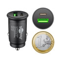 Goobay Dual-USB auto kiire laadija USB-C™ PD (Power Delivery) (27 W)