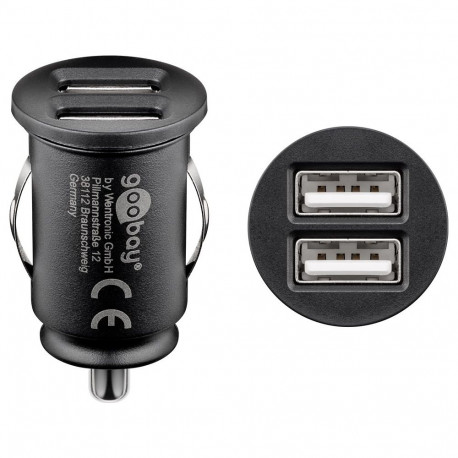 Goobay 15.5 W Dual-USB autolaadija