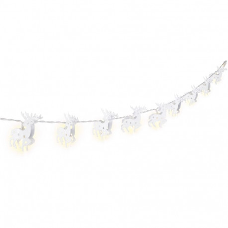 Goobay String Light "Reindeer" with 10 LEDs, White