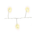 Goobay Silver Wire Cluster String Light with 50 LEDs