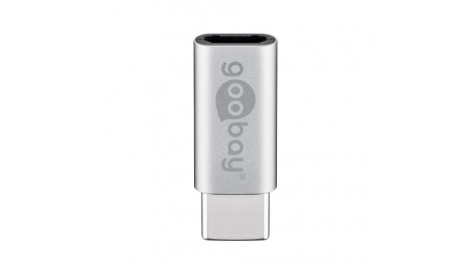 Goobay USB Adapter Micro-USB to USB-C, silver