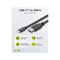 Goobay USB 2.0 kaabel (USB-C™ – USB A), must 0,5 m
