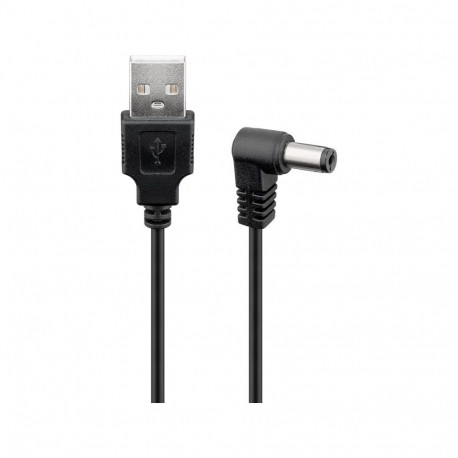 Goobay USB to DC Cable 5 V/1 A, 0.5 m, black 0.5 m