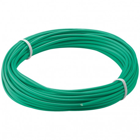 Goobay Insulated Copper Wire, 10 m, Green