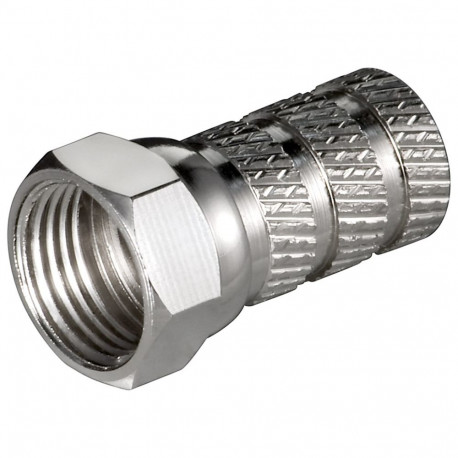Goobay Twist-On F-Connector 5.2 mm copper (100 tk)