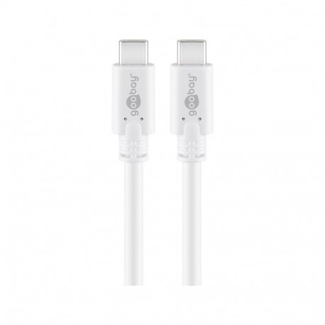 Goobay USB-C Cable, 1 m, white 1 m