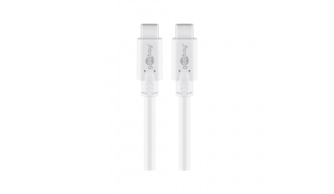 Goobay USB-C kaabel, 1 m, valge