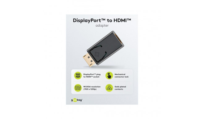 Goobay DisplayPort/HDMI adapter 1.1