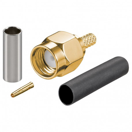 Goobay RP-SMA krimp-pistik RG 174/RG 316