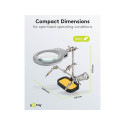 Goobay Soldering Aid with Magnifying Glass - Third Hand