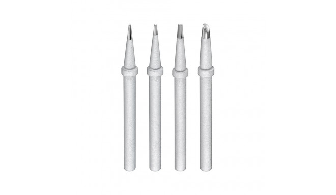 Goobay Replacement Soldering Tip Set for Soldering Station AP2, 4 Different Tips