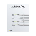 Goobay Replacement Soldering Tip Set for Soldering Station AP2, 4 Different Tips
