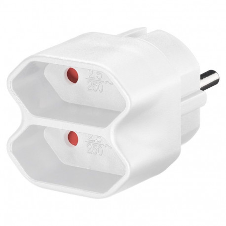 Goobay Socket Adapter white