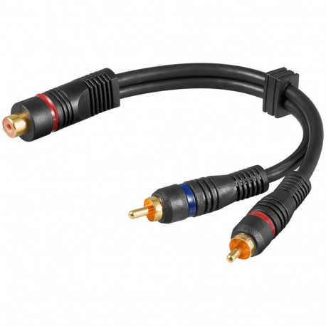 Goobay Audio Y Cable Adapter 0.2 m