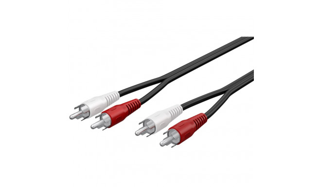 Goobay stereo RCA kaabel 1,5 m