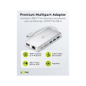 Goobay USB-C™ Premium Multiport Adapter