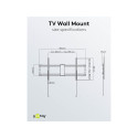 Goobay TV wall mount Basic FIXED (XL)
