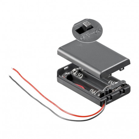 Goobay 3x AAA (Micro) patareihoidik (10 tk)