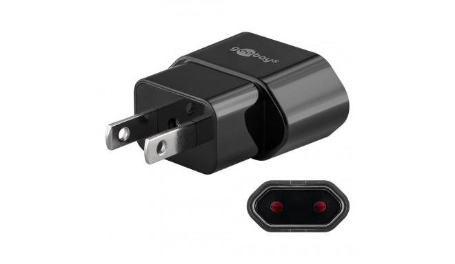 Goobay reisadapter Europlug USA/Japan, must