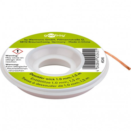 Goobay 1 mm jootelindi eemaldamise traat, 1,5 m