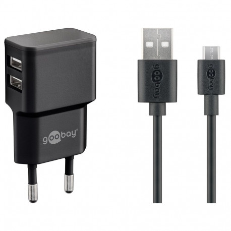 Goobay kahe Micro USB laadija komplekt (12 W)
