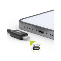 Goobay Lightning USB-C™ laadimis- ja sünkroonimiskaabel, 1 m, valge