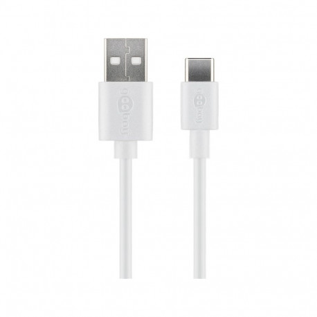 Goobay USB-C laadimis- ja andmesidekaabel (USB-A > USB-C) 0.1 m