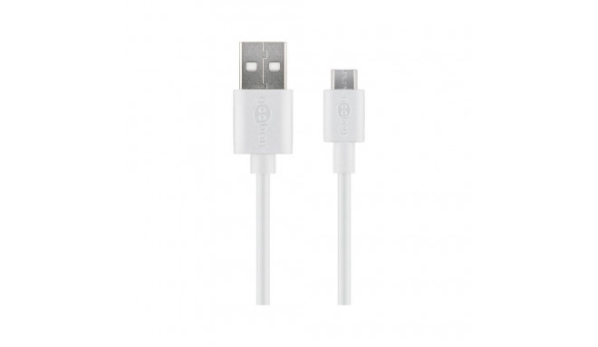 Goobay Micro-USB laadimis- ja sünkroonimiskaabel 2 m