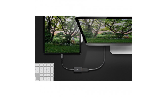 Goobay USB-C HDMI adapter, 0.2 m, must