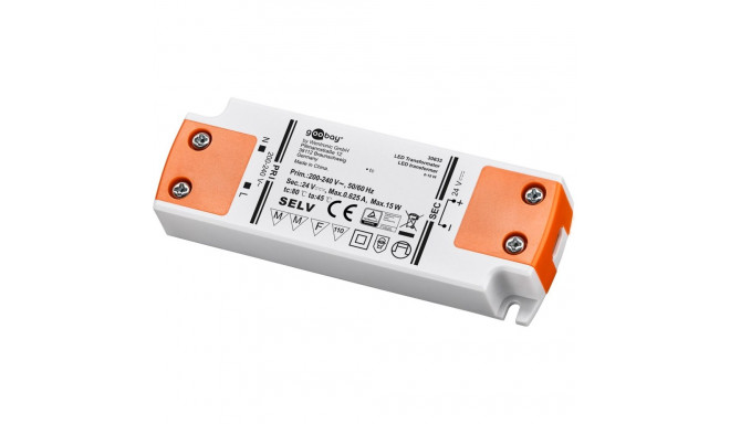 Goobay LED trafopinge 24 V (DC) (DC), 15 W