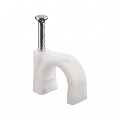 Goobay kaabliklamber 10 mm, valge 10 mm