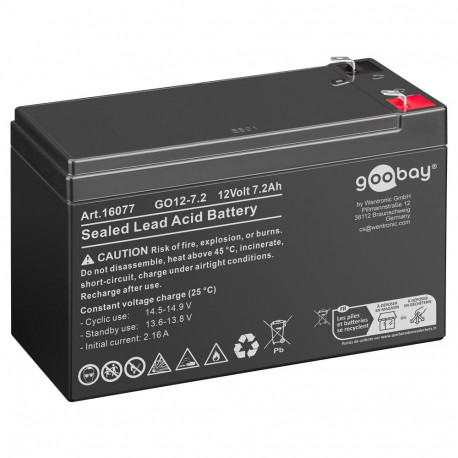 Goobay plii-happe aku GO12-7.2 (7200 mAh, 12 V)