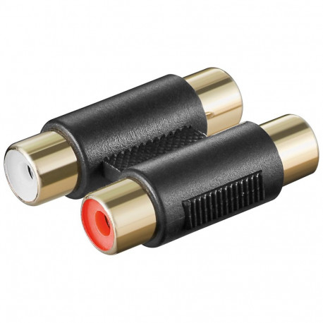 Goobay 2x RCA Adapter gold-plated (10 tk)