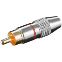 Goobay RCA Plug red