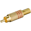 Goobay RCA pistik punane