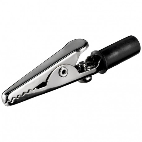 Goobay Alligator Clip with Screw black