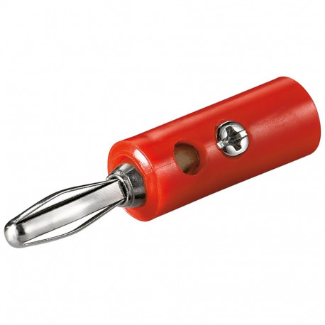 Goobay Banana Plug red (10 tk)