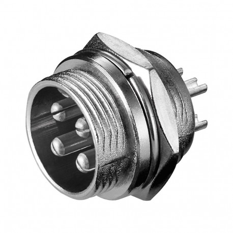 Goobay Microphone Chassis Plug (4-Pin) 4 Pin (10 tk)