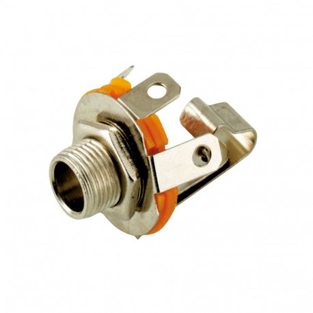 Goobay Jack Chassis Socket with Switch Contact 6.35mm (mono) (10 tk)