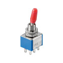 Goobay miniatuurne lüliti, 2x SEES - SEES, 6 pinni, sinine korpus