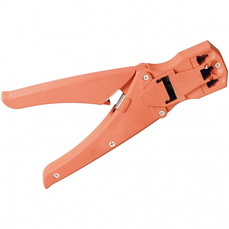 Fixpoint Crimping Pliers for Modular Plugs incl. Cable Cutter and Wire Stripper