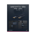 Clicktronic ultraõhuke suure kiirusega HDMI™ kaabel Ethernetiga 2 m